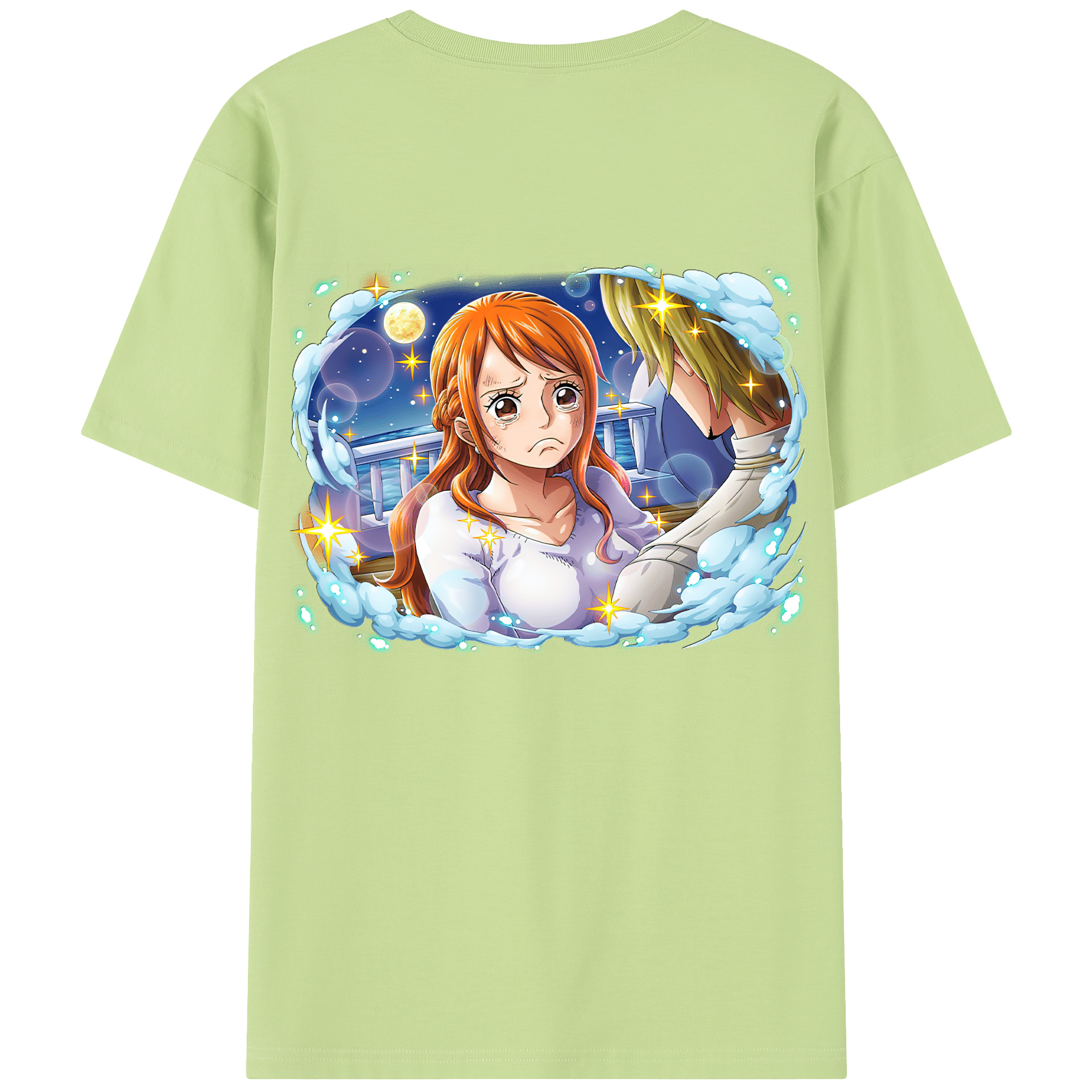ワンピース ナミ ONE PIECE Nami 綿100％半袖Tシャツ（背面プリント）